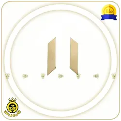 گوشواره چسبان طرح متوازی الاضلاع توپر - خرید آنلاین طلا 954,000&nbsp;تومان