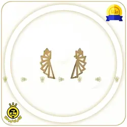 گوشواره چسبان طرح هندسی - خرید آنلاین طلا 995,500&nbsp;تومان