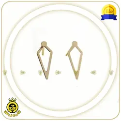 گوشواره چسبان طرح لوزی - خرید آنلاین طلا 981,500&nbsp;تومان