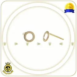 گوشواره چسبان طرح دایره توخالی - خرید آنلاین طلا 789,000&nbsp;تومان