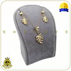 نیم ست طلا طرح برگ انجیری - خرید آنلاین طلا 4,961,000&nbsp;تومان