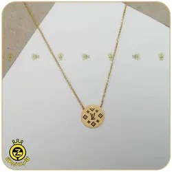 خرید نیم ست طلا طرح حک LV از طلافروشی آنلاین زرطلاگلد 10,914,000&nbsp;تومان
