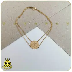 خرید نیم ست طلا طرح حک LV از طلافروشی آنلاین زرطلاگلد 10,914,000&nbsp;تومان