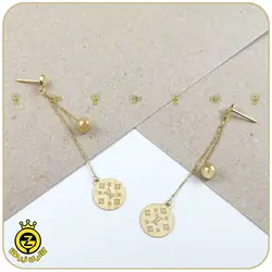 خرید نیم ست طلا طرح حک LV از طلافروشی آنلاین زرطلاگلد 10,914,000&nbsp;تومان