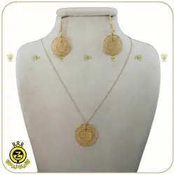 خرید نیم ست طلا طرح فیوژن دایره از طلافروشی آنلاین زرطلاگلد