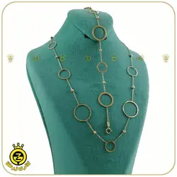 خرید نیم ست طلا طرح دایره و گوی از طلافروشی آنلاین زرطلاگلد
