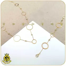 خرید نیم ست طلا طرح دایره و گوی از طلافروشی آنلاین زرطلاگلد