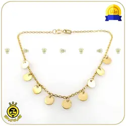 نیم ست طلا طرح پولکی خرید نیم ست طلا بدون 9%مالیات از زرطلا