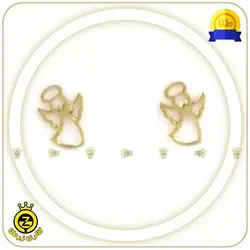 گوشواره چسبان طرح فرشته-خرید گوشواره طلا بدون 9%مالیات از زرطلا