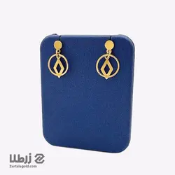 گوشواره میخی با آویز لوزی