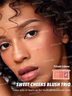 پالت رژگونه سه رنگ شیگلم مدل Private Cabana