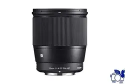 لنز دوربین سیگما 16mm F/1.4 DC DN برای کانن - Sigma 16mm F/1.4 DC DN for canon - نمایندگی محصولات dji و zhiyun