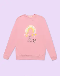 بلوز زنانه طرح رنگین کمان