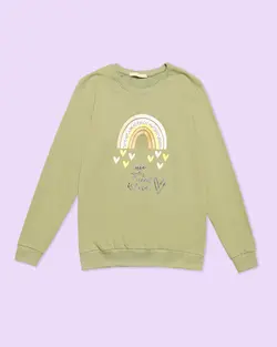 بلوز زنانه طرح رنگین کمان