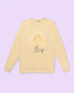 بلوز زنانه طرح رنگین کمان