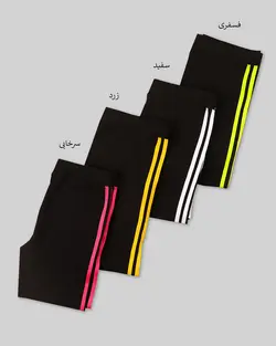 شلوار نخ پنبه زنانه اسلش دو خط