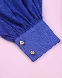 شومیز زنانه حریر مجلسی یقه کراواتی