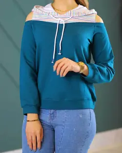 بلوز دورس کلاهدار