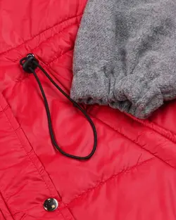 کاپشن بادکنکی زنانه طرح آستین فوتر