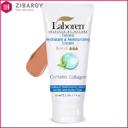 کرم مرطوب کننده رنگی لابورن حاوی کلاژن مناسب پوست خشک و معمولی حجم 50 میل - تیره