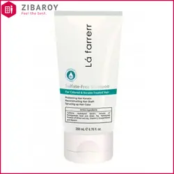 شامپو بدون سولفات لافارر مناسب انواع مو و موهای رنگ و کراتینه شده حجم 200 میل