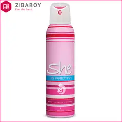 اسپری زنانه شی 150 میل مدل PRETTY