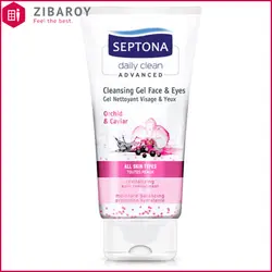 ژل پاک کننده صورت و چشم خاویار و ارکیده سپتونا 150 میل