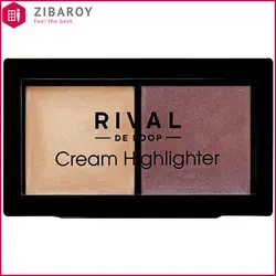 پالت 2 رنگ کرم هایلایتر ریوال د لوپ شماره 02