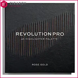پالت هایلایتر 4 رنگ رولوشن مدل Rose-Gold