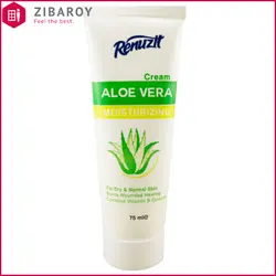 کرم مرطوب کننده رینوزیت حاوی آلوئه ورا مناسب پوست معمولی و خشک حجم 75 میل