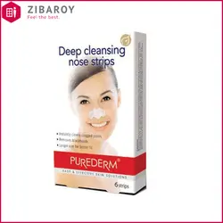 چسب بینی پیوردرم حاوی زغال فعال بسته 6 عددی