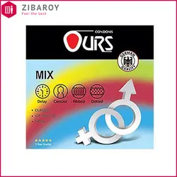 کاندوم اورز مدل Mix بسته 3 عددی