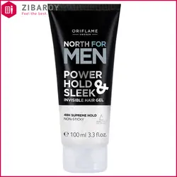 ژل حالت دهنده مو اوریفلیم سری نورث فورمن مدل Power Hold & Sleek حجم 100 میل - شماره 34920