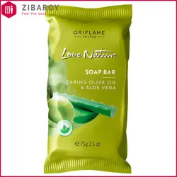 صابون اوریفلیم مدل Love Nature حاوی روغن زیتون و آلوئه ورا وزن 75 گرمی - شماره 32609