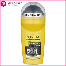 رول ضد تعریق مردانه لورال سری Men Expert مدل Invincible Sport حجم 50 میل