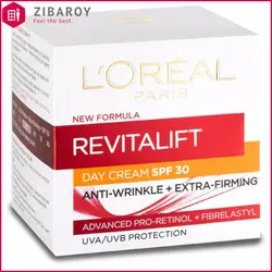 کرم ضد چروک روز SPF30 Revitalift لورال 50 میل