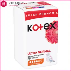 نوار بهداشتی کوتکس مدل Ultra Normal سایز بزرگ بسته 26 عددی