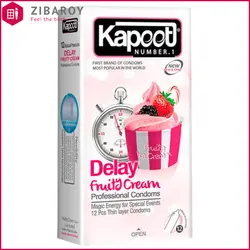کاندوم تاخیری مدل Fruity Cream کاپوت 12 عددی