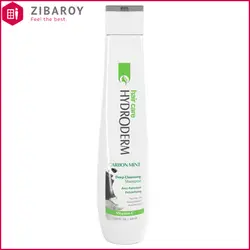 شامپو پاک کننده قوی هیدرودرم حاوی زغال و نعناع 400 میل