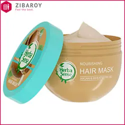 ماسک مو کراتینه و تغذیه کننده مو آردن سری هرباسنس حاوی روغن آرگان و جوانه گندم حجم 250 میل