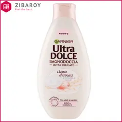 شامپو بدن گارنیه مدل Ultra Dolce حاوی عصاره بادام و جو دوسر حجم 500 میل