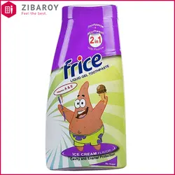 خمیر دندان و دهان شویه کودک فریس با طعم بستنی 100 گرم