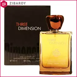 ادو پرفیوم مردانه فراگرنس ورد مدل Three Dimension حجم 100 میل