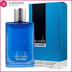 ادو پرفیوم مردانه فراگرنس ورد مدل De Costa Bleu Desire حجم 100 میل