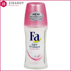 رول دئودورانت زنانه فا مدل Dry Protect حجم 50 میل