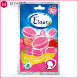 آبنبات سرد اكالیپتوس الدر با طعم توت فرنگی بسته 8 عددی