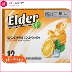 آبنبات سرد اكالیپتوس الدر با طعم پرتقال بسته 12 عددی