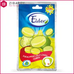 آبنبات سرد اكالیپتوس الدر با طعم لیمو بسته 8 عددی