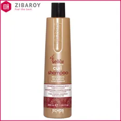 شامپو تقویت کننده مو اچ اس لاین مدل Curl حجم 350 میل