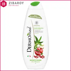 ژل شستشو بدن درمومد حاوی آلوئه ورا و انار حجم 750 میل